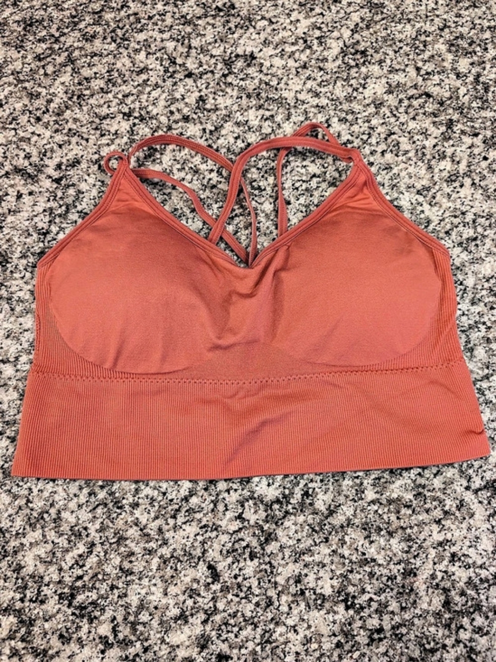 Strappy Back Crop Tank Pink